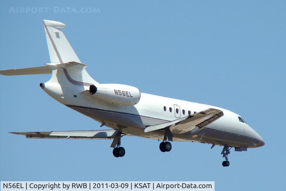 N56EL, 2005 Dassault Falcon 2000EX C/N 71, Landing runway 3 San Antonio