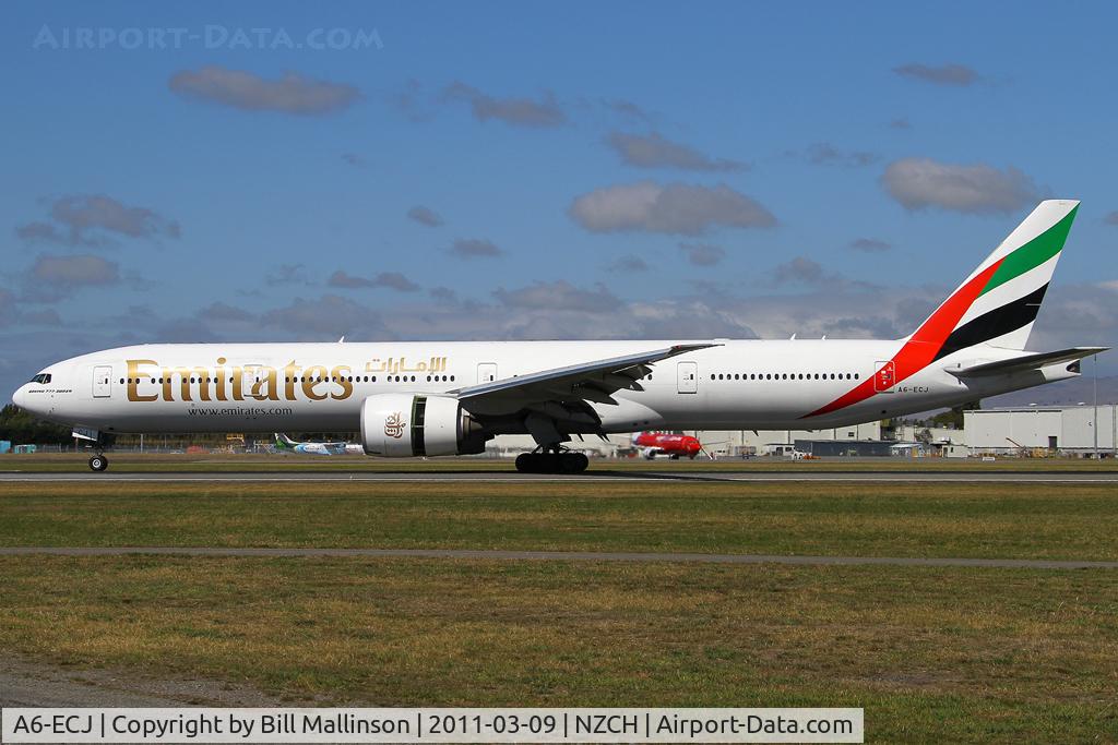 A6-ECJ, 2008 Boeing 777-31H/ER C/N 35583, in on 02 as EK418