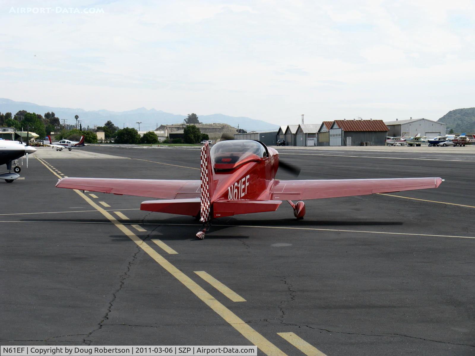 N61EF, 1989 Bushby Mustang II C/N M-II-1019, 1989 Forisch BUSHBY M-II MUSTANG II, Lycoming O-320 160 Hp, taxi