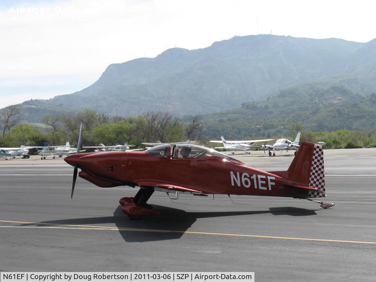 N61EF, 1989 Bushby Mustang II C/N M-II-1019, 1989 Forisch BUSHBY M-II MUSTANG II, Lycoming O-320 160 Hp, taxi
