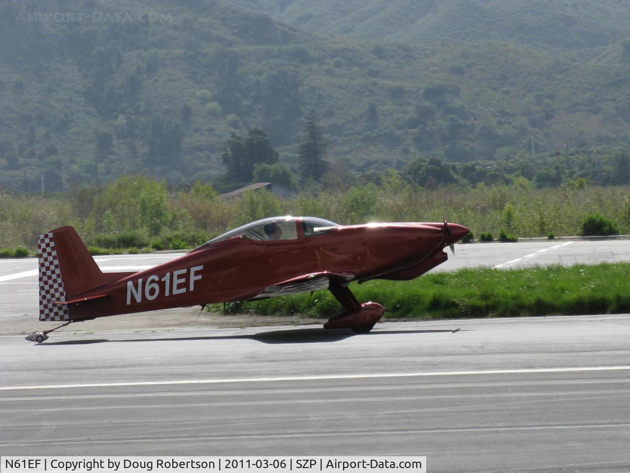 N61EF, 1989 Bushby Mustang II C/N M-II-1019, 1989 Forisch BUSHBY M-II MUSTANG II, Lycoming O-320 160 Hp, landing roll Rwy 22