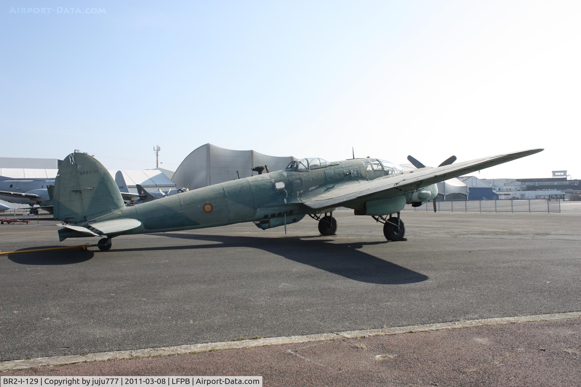 BR2-I-129, CASA 2-111D C/N 123, preserved at Le Bourget