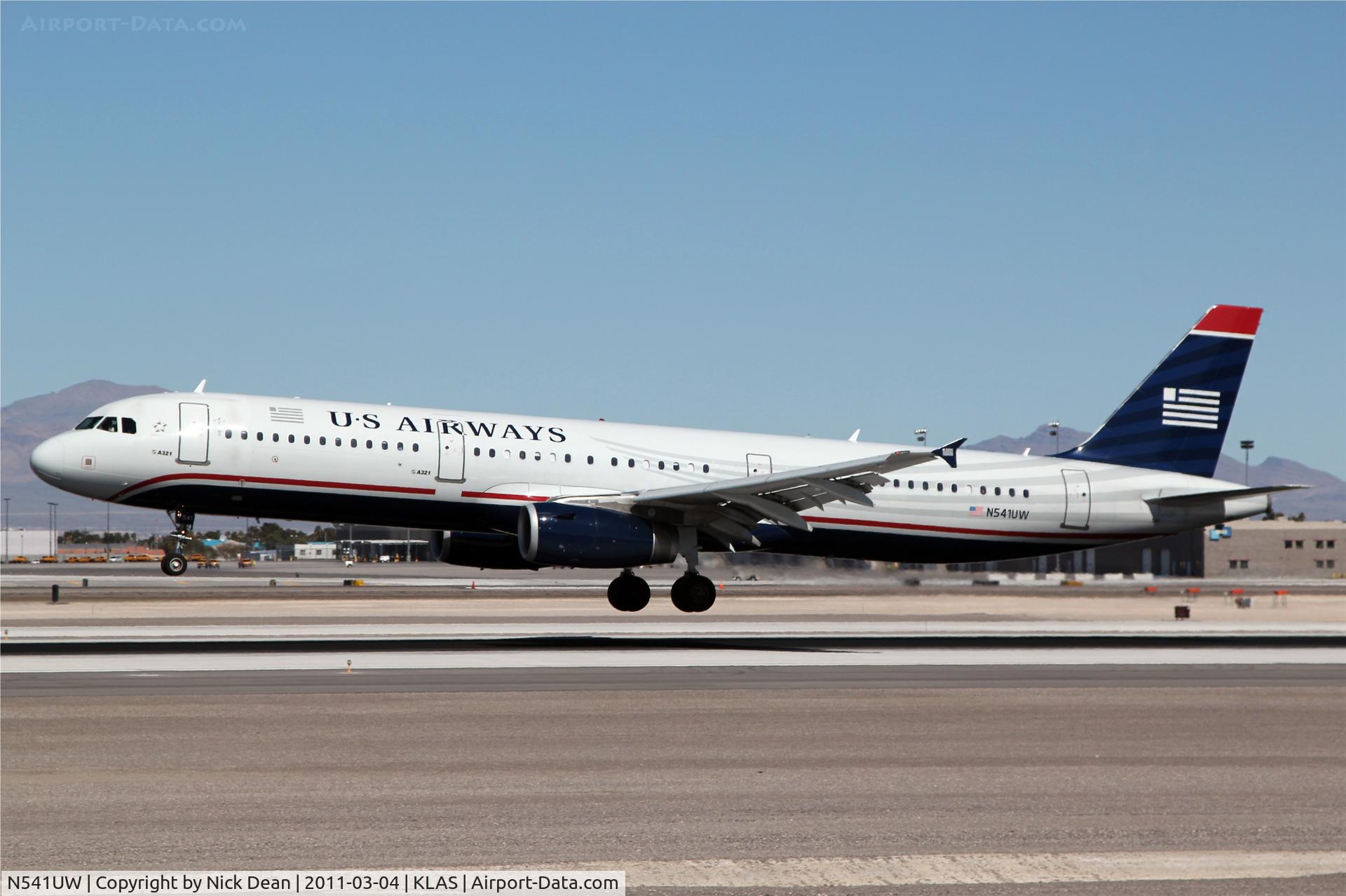 N541UW, 2009 Airbus A321-231 C/N 4123, KLAS