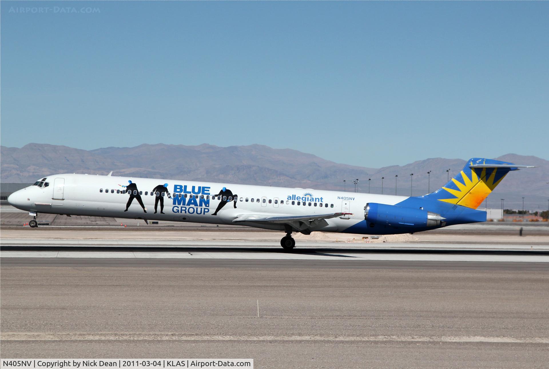 N405NV, 1988 McDonnell Douglas MD-83 (DC-9-83) C/N 49623, KLAS