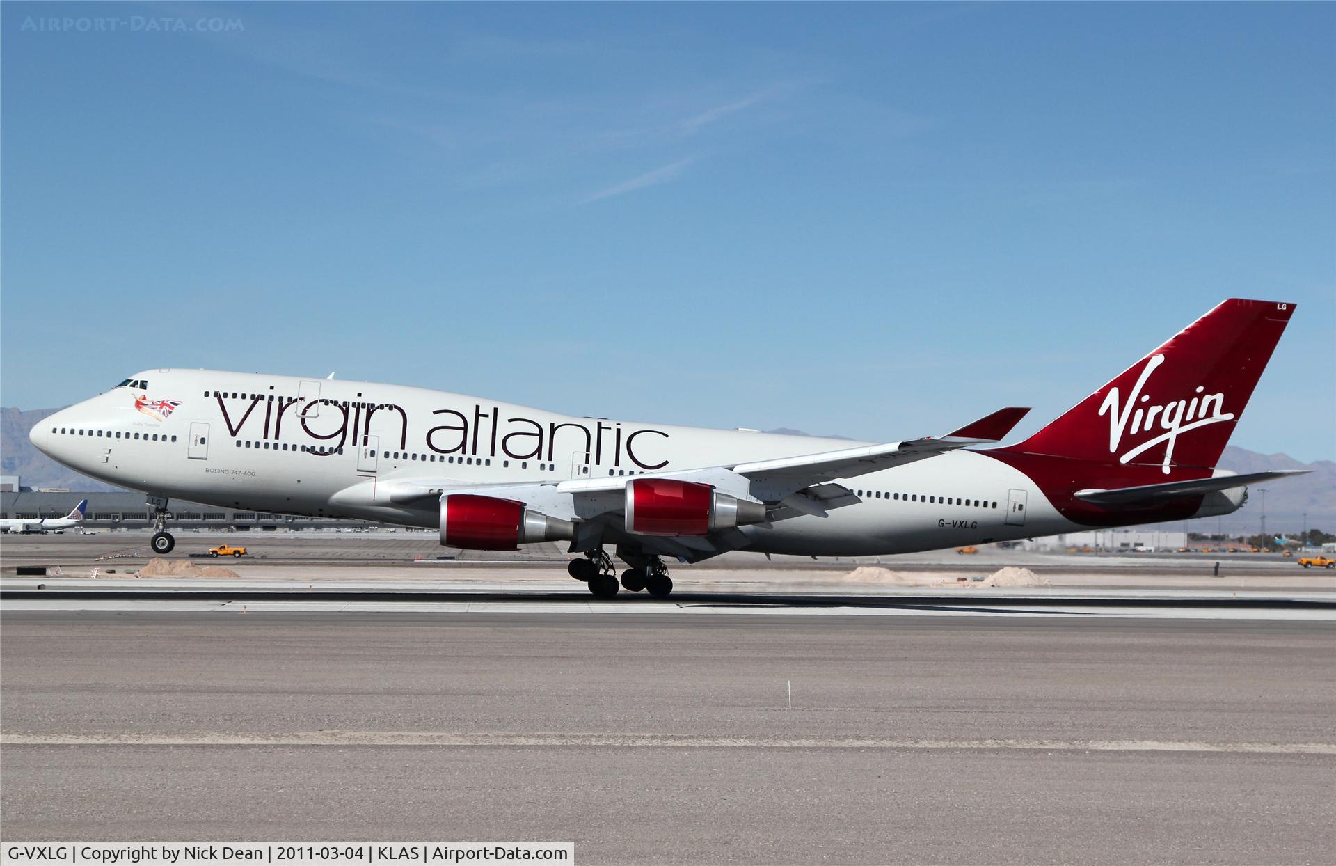 G-VXLG, 1998 Boeing 747-41R C/N 29406, KLAS