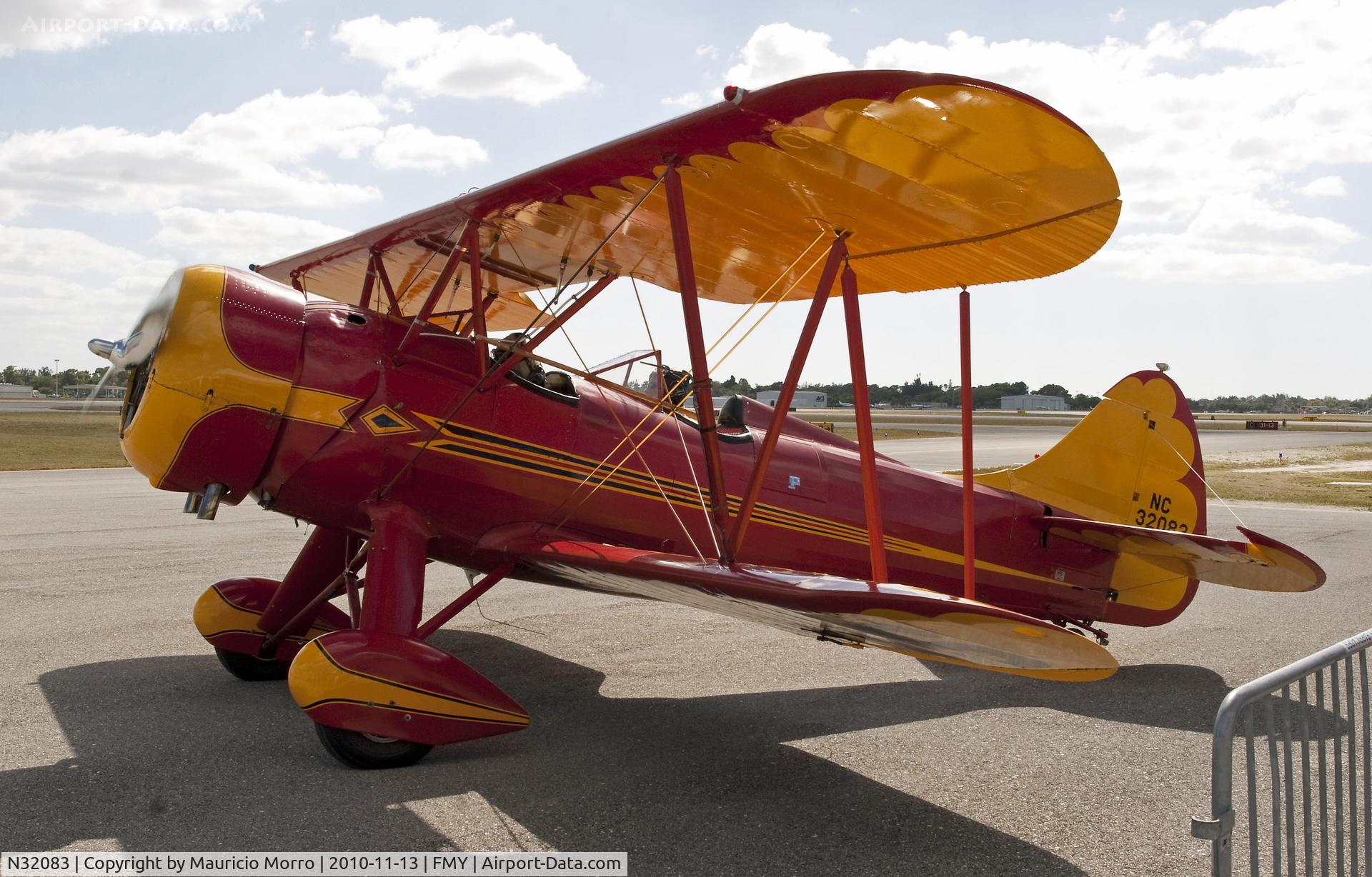 N32083, 1941 Waco UPF-7 C/N 5715, Waco UPF-7 at Page Field, Fort Myers