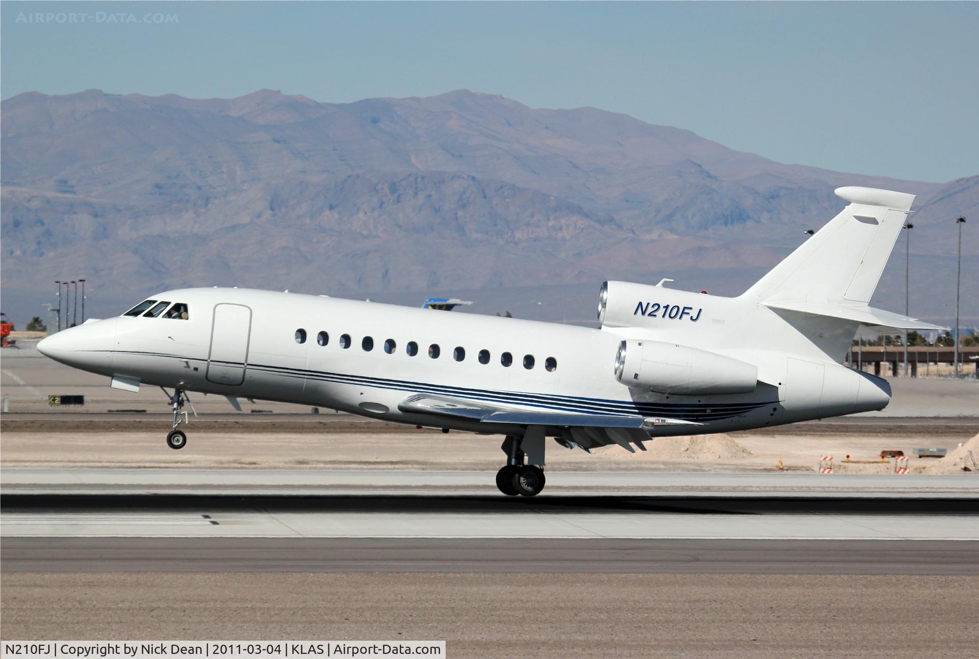 N210FJ, 2008 Dassault Falcon 900EX C/N 210, KLAS