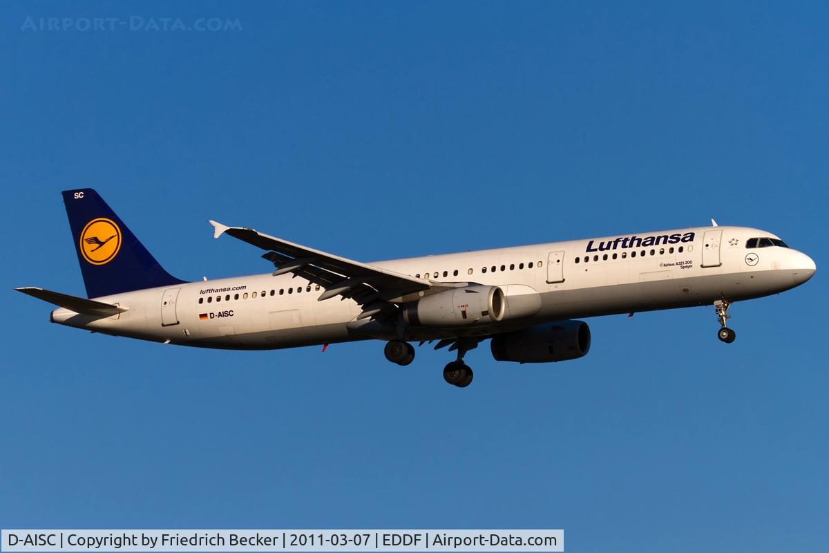 D-AISC, 1999 Airbus A321-231 C/N 1161, on final