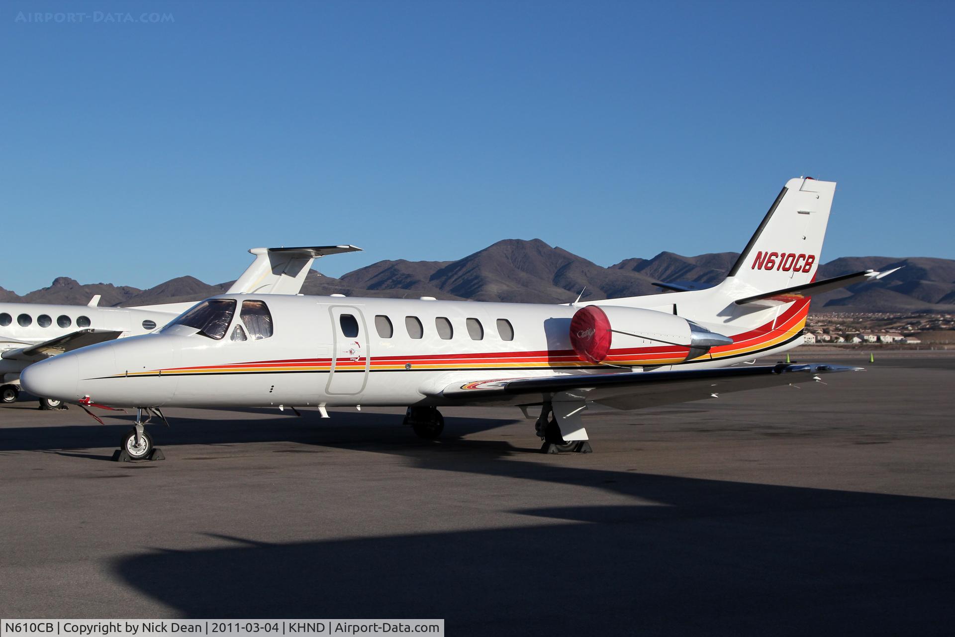 N610CB, 2002 Cessna 550 C/N 550-1014, KHND