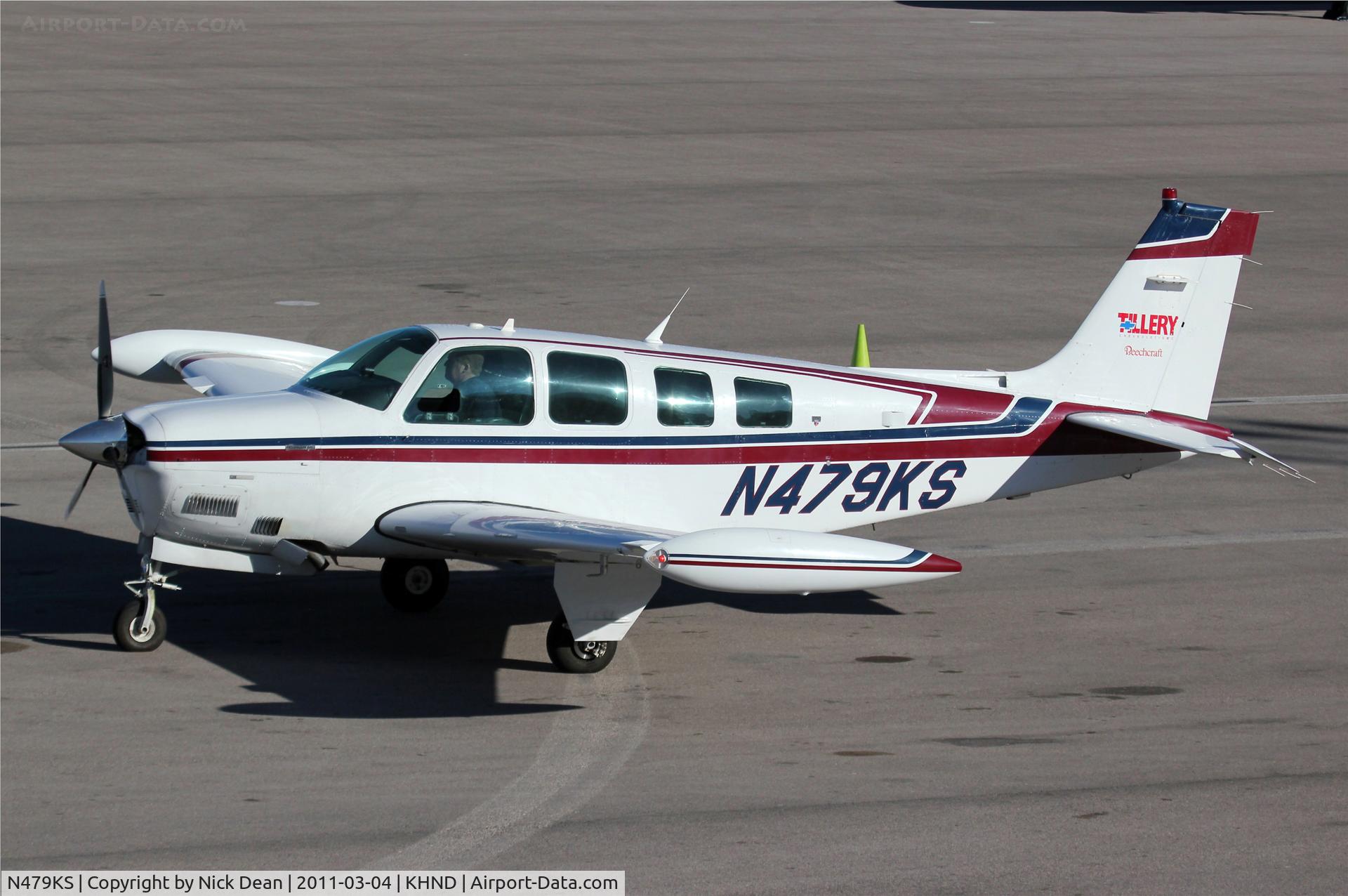 N479KS, 1993 Beech A36 Bonanza 36 C/N E-2811, KHND