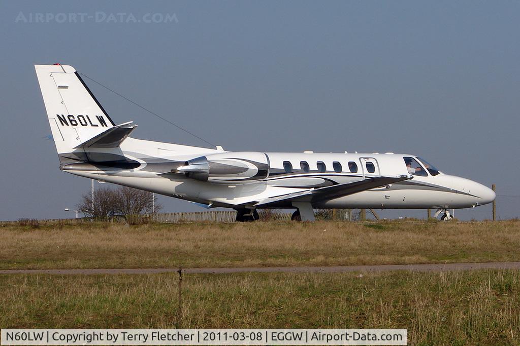 N60LW, 2006 Cessna 550 Citation Bravo C/N 550-1129, Based 2006 Cessna 550, c/n: 550-1129 at Luton