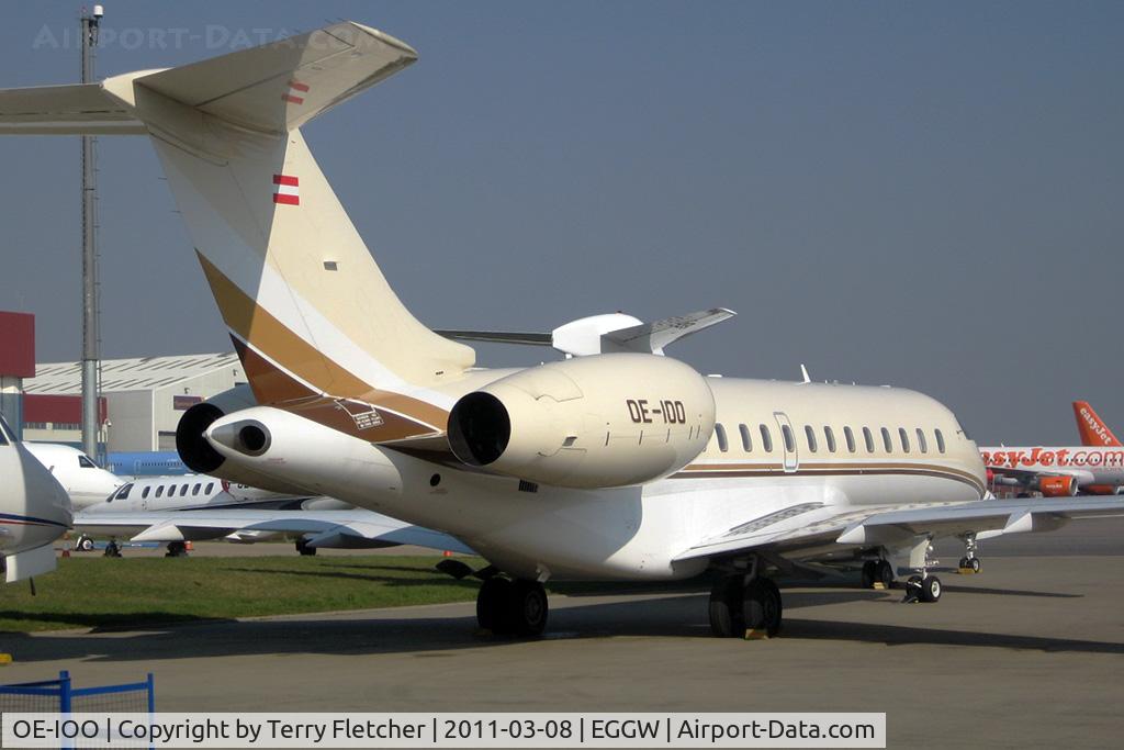 OE-IOO, 2008 Bombardier BD-700-1A10 Global 5000 C/N 9301, 2008 Bombardier BD-700-1A11, c/n: 9301 at Luton