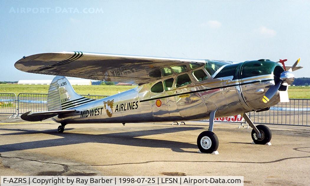 F-AZRS, 1952 Cessna 195B Businessliner C/N 7980, Cessna 195B [7980] Nancy-Essey~F 25/07/1998