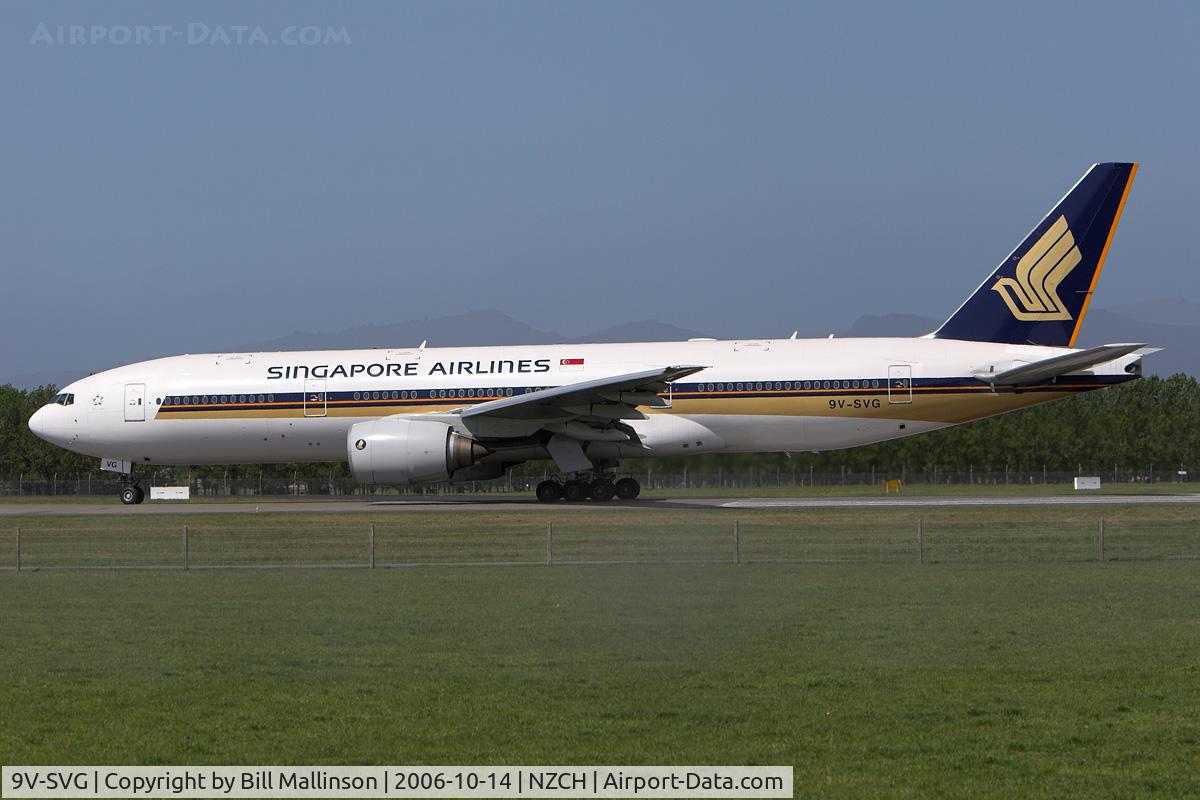 9V-SVG, 2002 Boeing 777-212/ER C/N 30872, ready on 02 as SQ298 to SIN