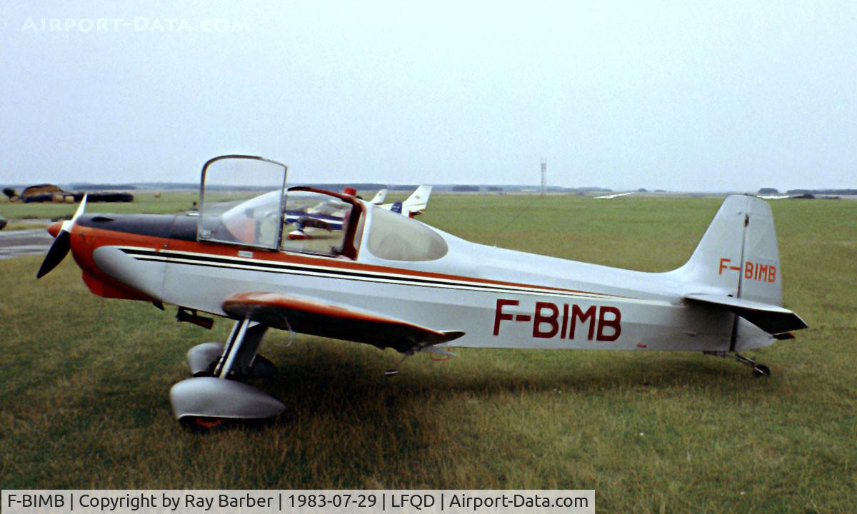 F-BIMB, Piel CP-301A Emeraude C/N 232, Menavia CP.301A Emeraude [232] Arras-Roclincourt~F 29/07/1983. Taken from a slide.