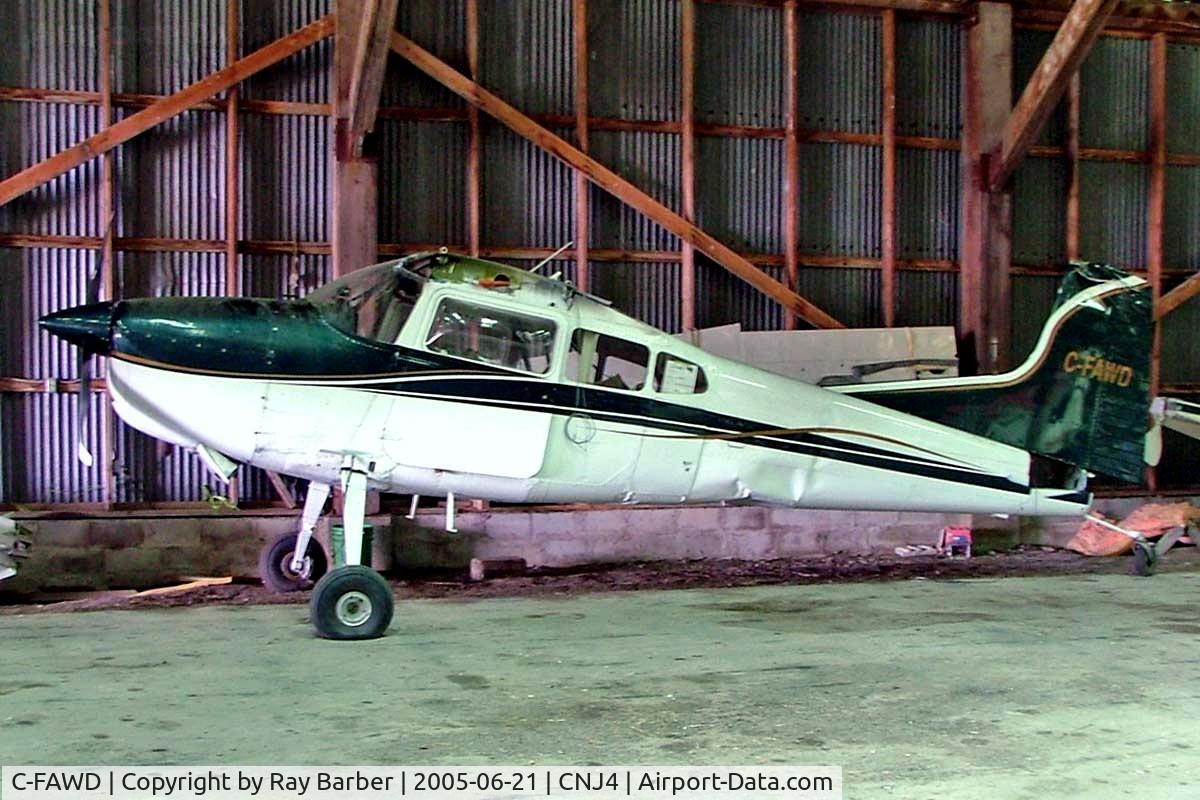 C-FAWD, 1961 Cessna 185 Skywagon C/N 185-0033, Cessna 185 Skywagon 185-0033 Orillia~C 21/06/2005. Wreck stored here before becoming American registered.