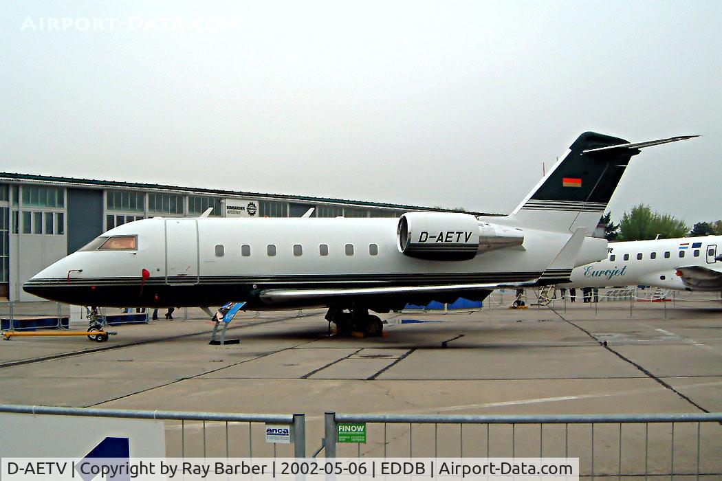 D-AETV, 1999 Bombardier Challenger 604 (CL-600-2B16) C/N 5417, Canadair CL.604 Challenger [5417] Schonefeld~D 06/05/2002.