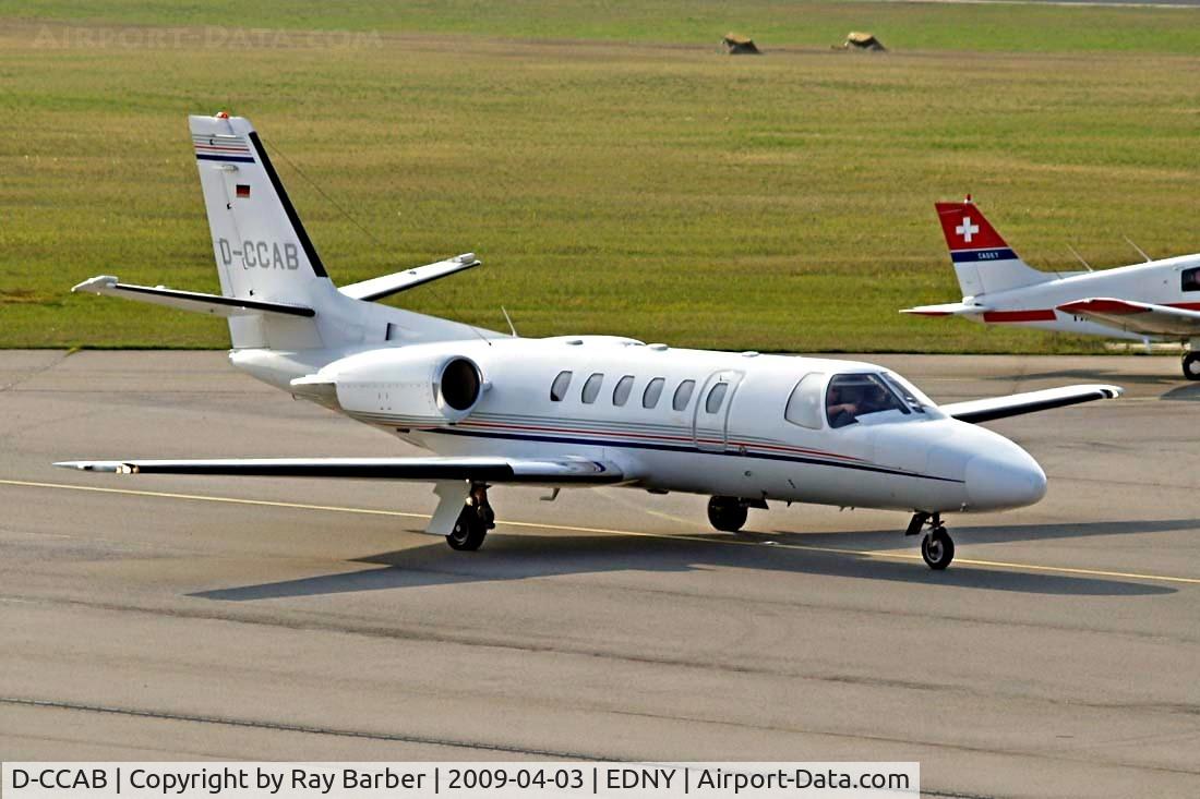 D-CCAB, 1997 Cessna 550 Citation Bravo C/N 550-0827, Cessna Citation Bravo  [550-0827] Friedrichshafen~D 03/04/2009.