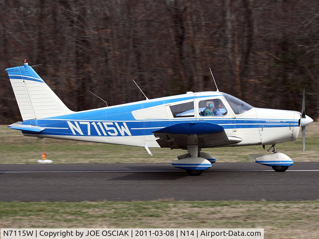 N7115W, 1962 Piper PA-28-180 C/N 28-906, @N14