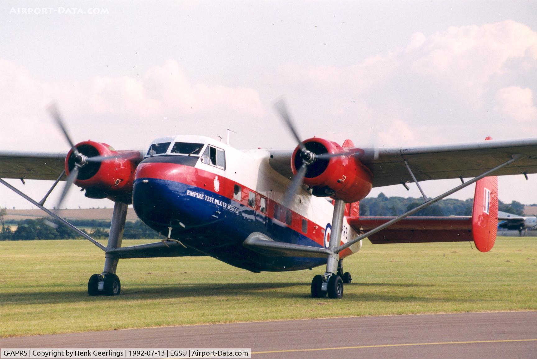 G-APRS, 1959 Scottish Aviation Twin Pioneer CC.2 C/N 561, Bravo Aviation Jersey