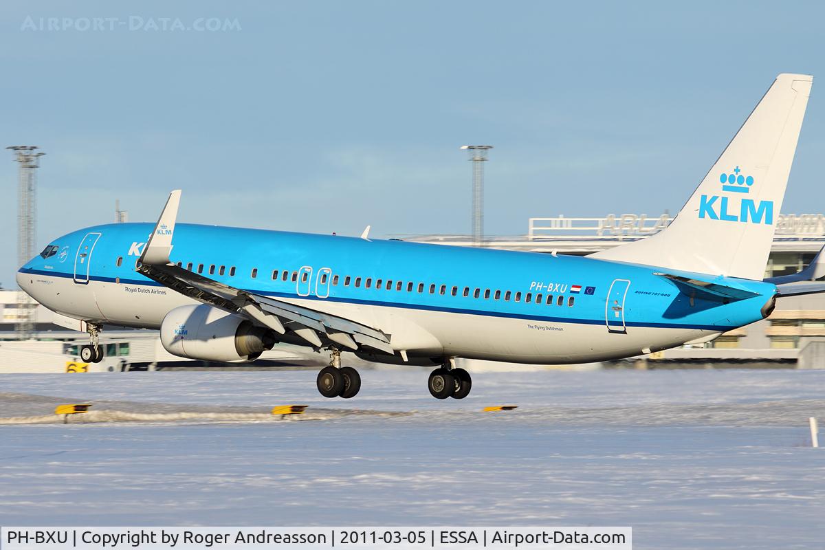 PH-BXU, 2006 Boeing 737-8BK C/N 33028, KL1115 AMS-ARN