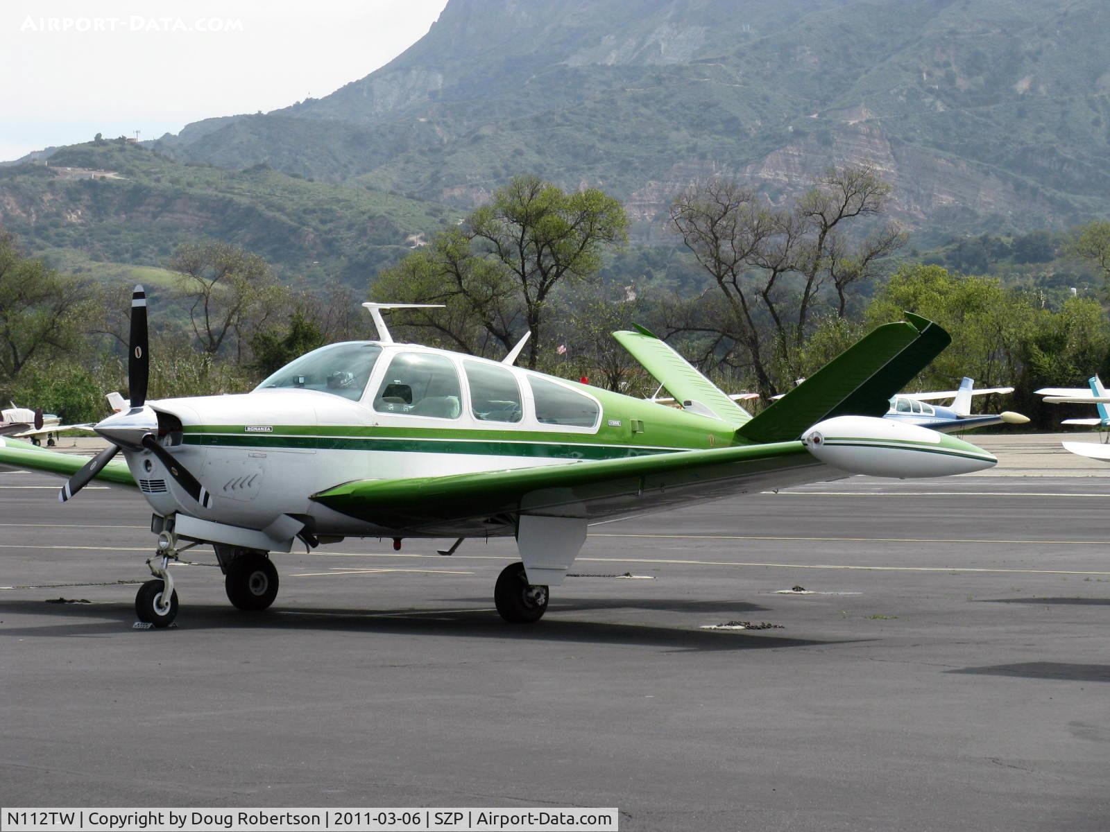 N112TW, 1973 Beech V35B Bonanza C/N D-9523, 1973 Beech V35B BONANZA, Continental IO-520-B 285 Hp, tip tanks