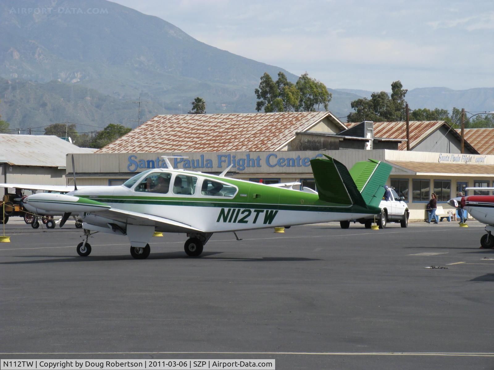 N112TW, 1973 Beech V35B Bonanza C/N D-9523, 1973 Beech V35B BONANZA, Continental IO-520-B 285 Hp, tip tanks