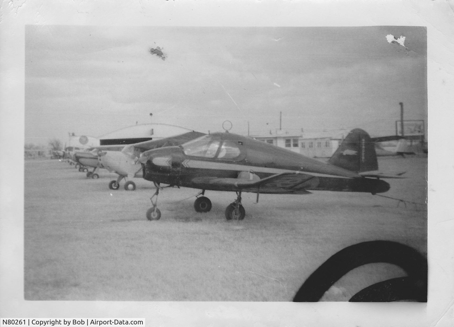 N80261, 1946 Culver V C/N V180, tied down
