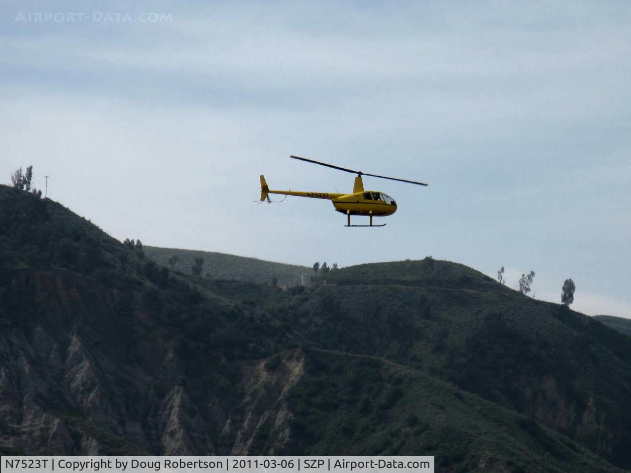 N7523T, 2004 Robinson R44 Raven II C/N 10311, 2004 Robinson R44 RAVEN II, Lycoming IO-540 derated to 245 Hp for five minutes, 205 Hp continuous, returning to SZP base