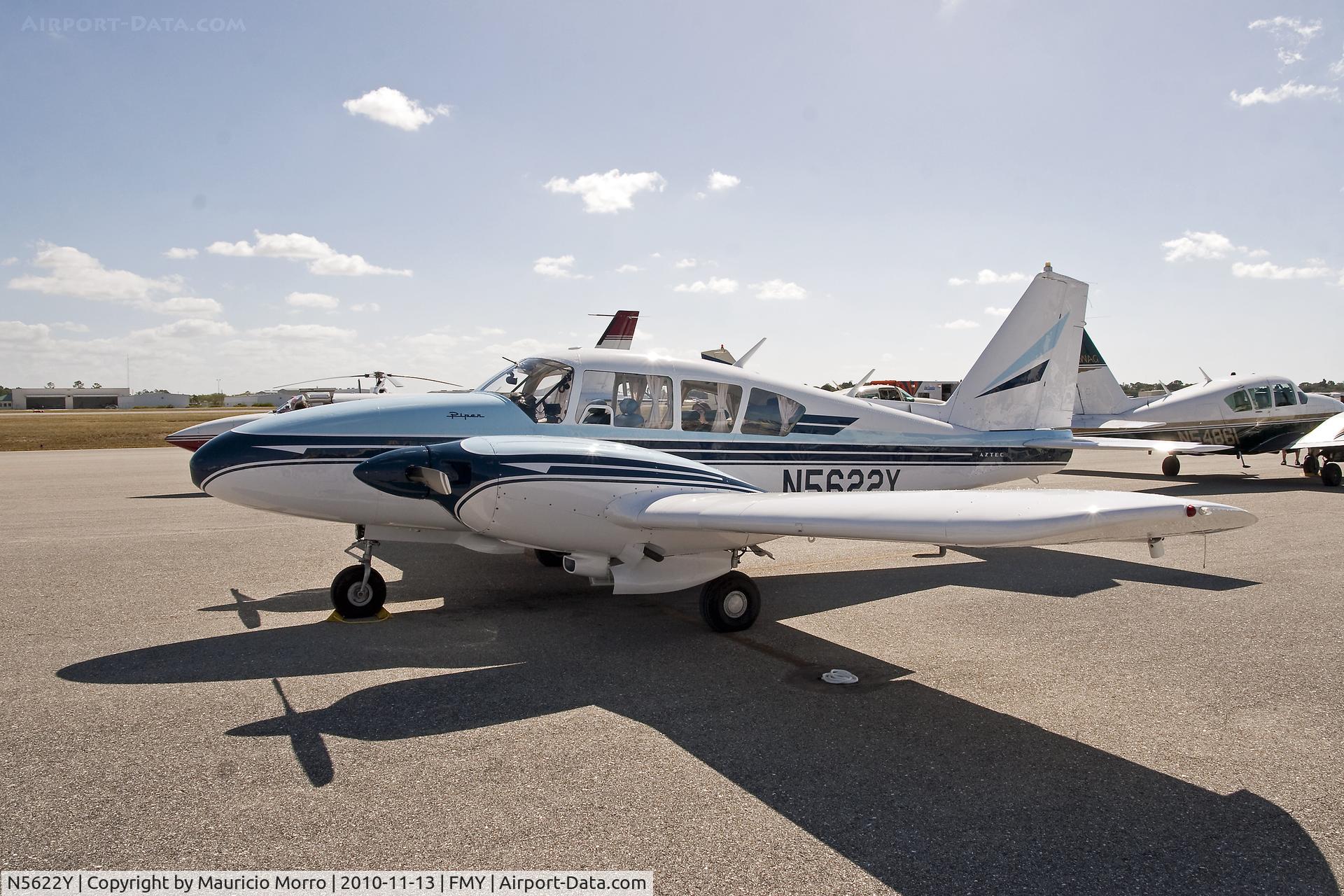N5622Y, 1964 Piper PA-23-250 C/N 27-2732, Piper Aztec.  Aviation day at Page Field, Fort Myers