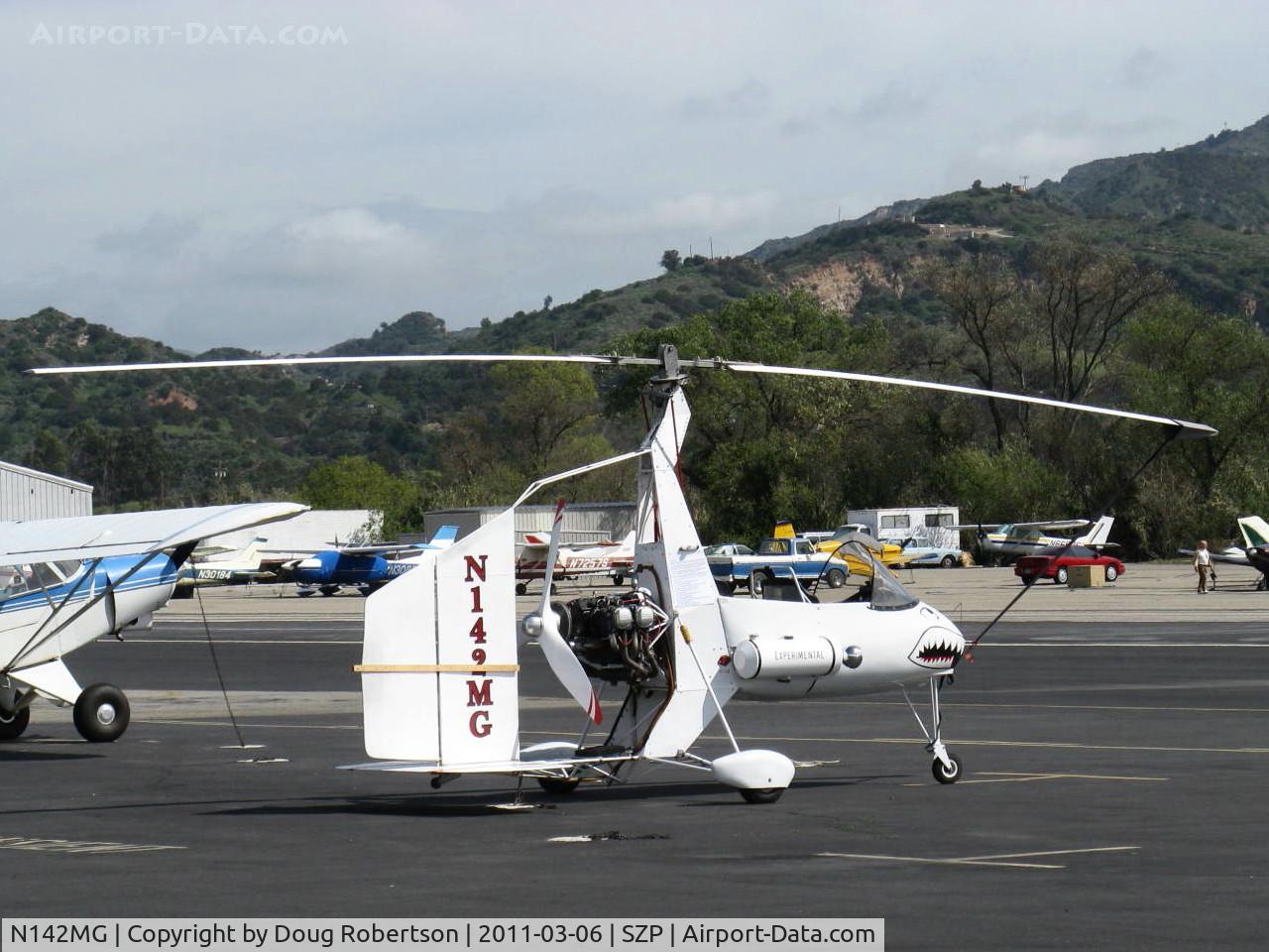 N142MG, 1999 Givans Mark E Predator C/N 1, 1999 Givans PREDATOR Powered Autogyro, Lycoming O-320-B1A 160 Hp upgrade