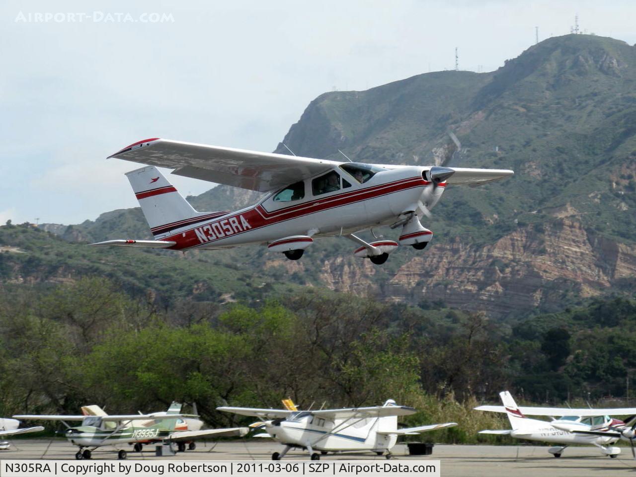N305RA, 1977 Cessna 177B Cardinal C/N 17702002, 1977 Cessna 177B CARDINAL, Lycoming O-360-A1B6D 200 Hp, takeoff climb Rwy 22