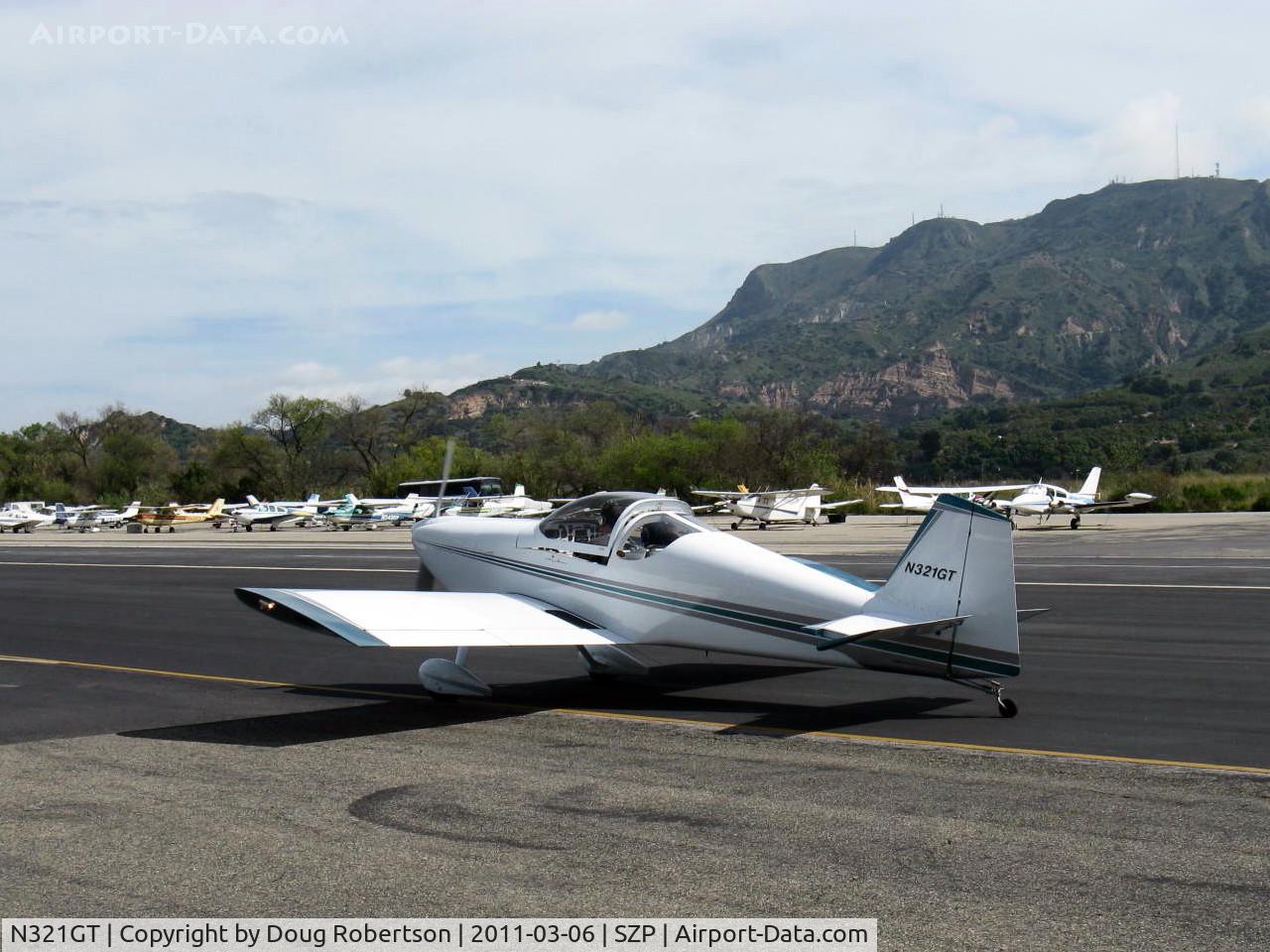 N321GT, 1994 Vans RV-6 C/N 21158, 1994 Hanna VAN's RV-6, Lycoming O&BO-360 180 Hp, taxi back