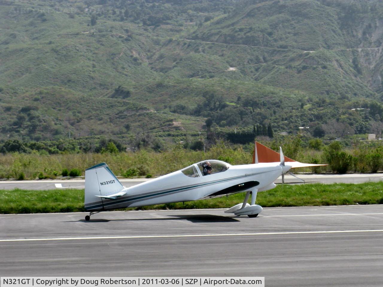 N321GT, 1994 Vans RV-6 C/N 21158, 1994 Hanna VAN's RV-6, Lycoming O&VO-360 180 Hp, landing Rwy 22
