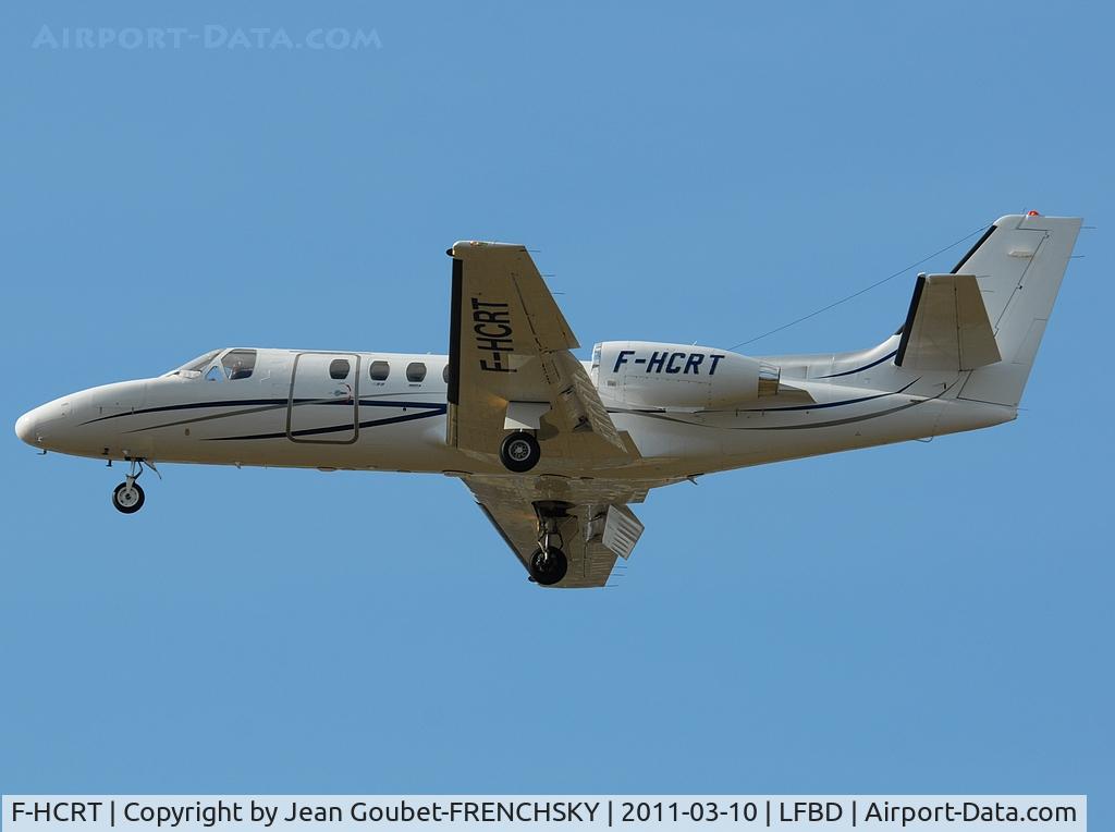 F-HCRT, 1981 Cessna 550 Citation II C/N 550-0257, landing 23 AIRLEC
