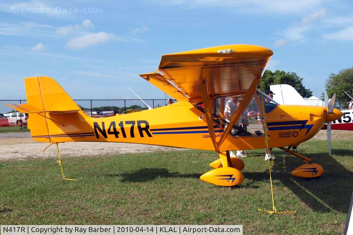 N417R, Aeropro CZ A240 C/N 29 309, Aeropro Eurofox A240 [29309] Lakeland-Linder~N 14/04/2010