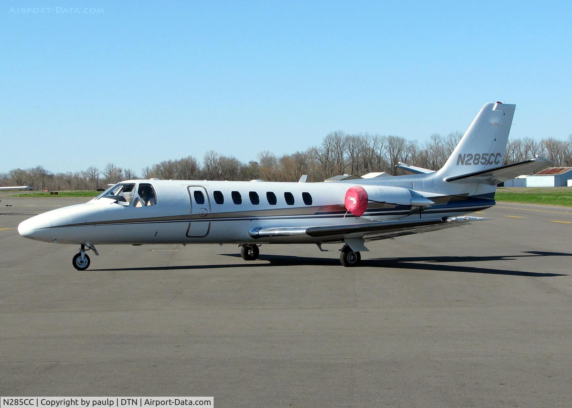 N285CC, 1995 Cessna 560 C/N 560-0285, At Downtown Shreveport.