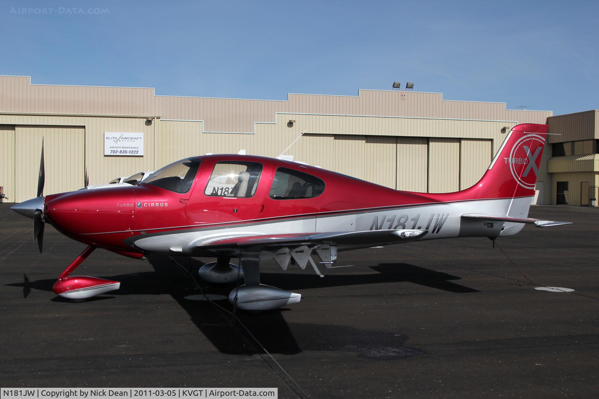 N181JW, 2009 Cirrus SR22 C/N 3591, KVGT