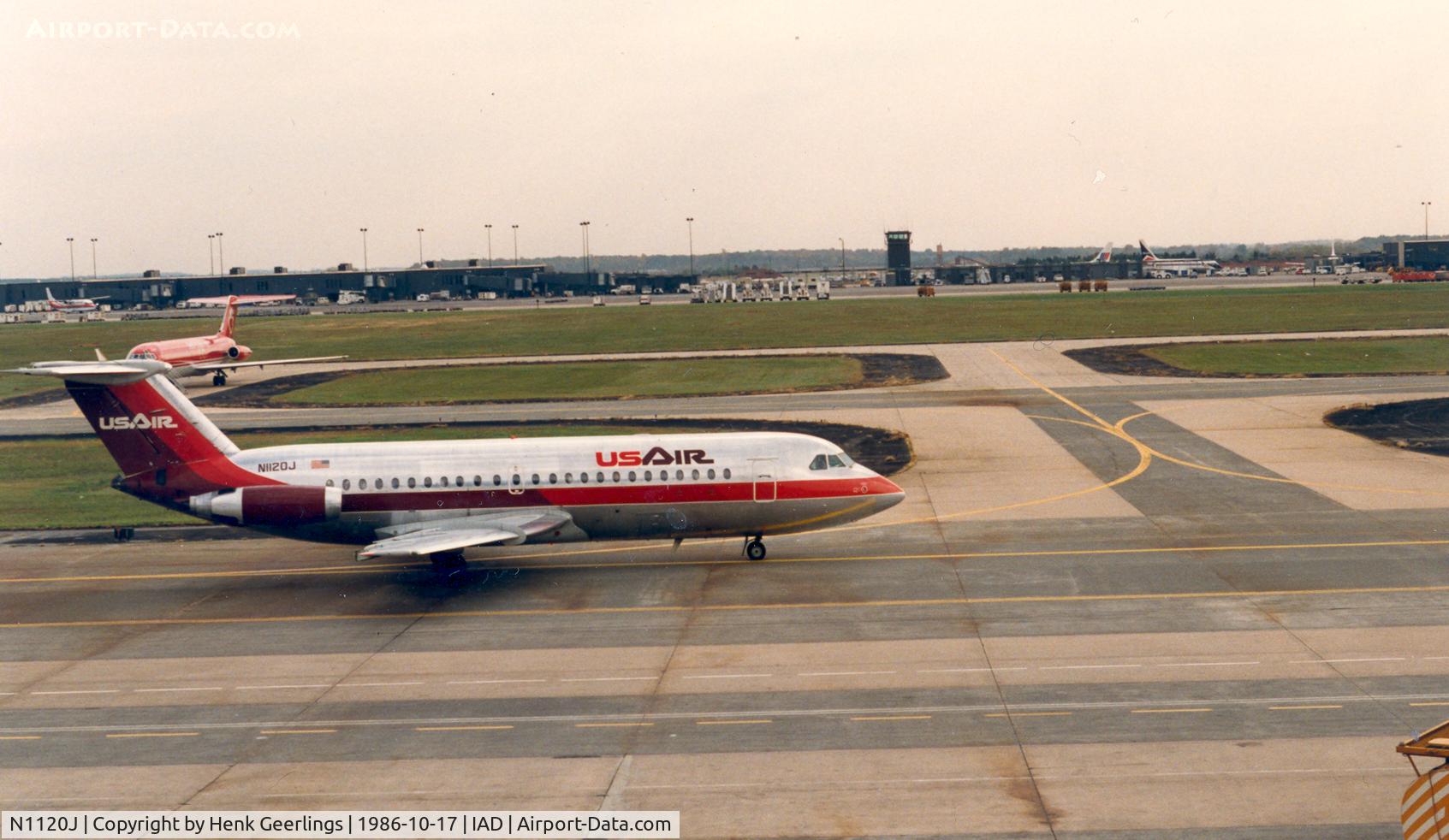 N1120J, 1967 BAC 111- 204AF One-Eleven C/N BAC.102, usAir