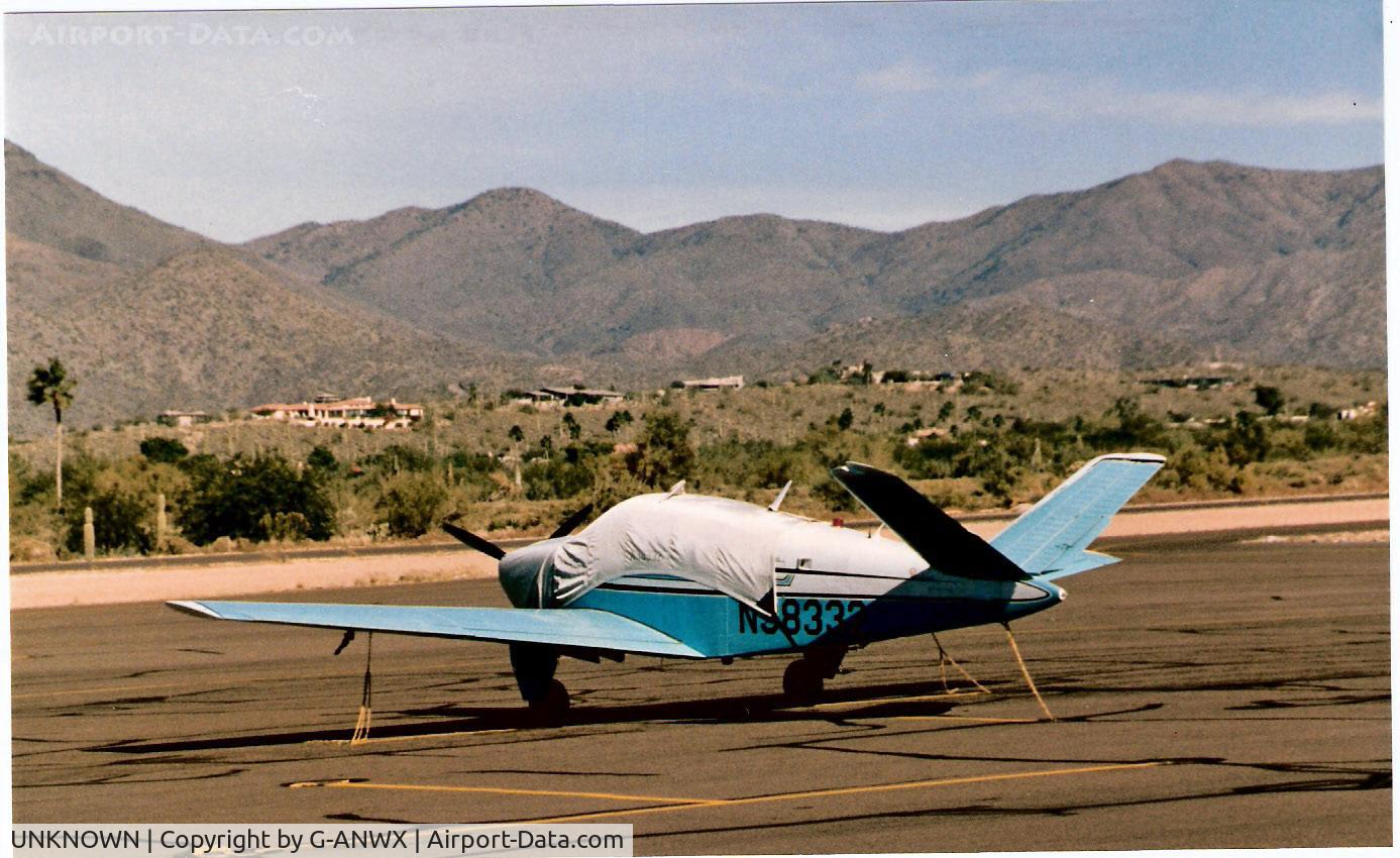 UNKNOWN, Miscellaneous Various C/N unknown, Beech Bonanza near Phoenix, AZ in the 1980's N38332?