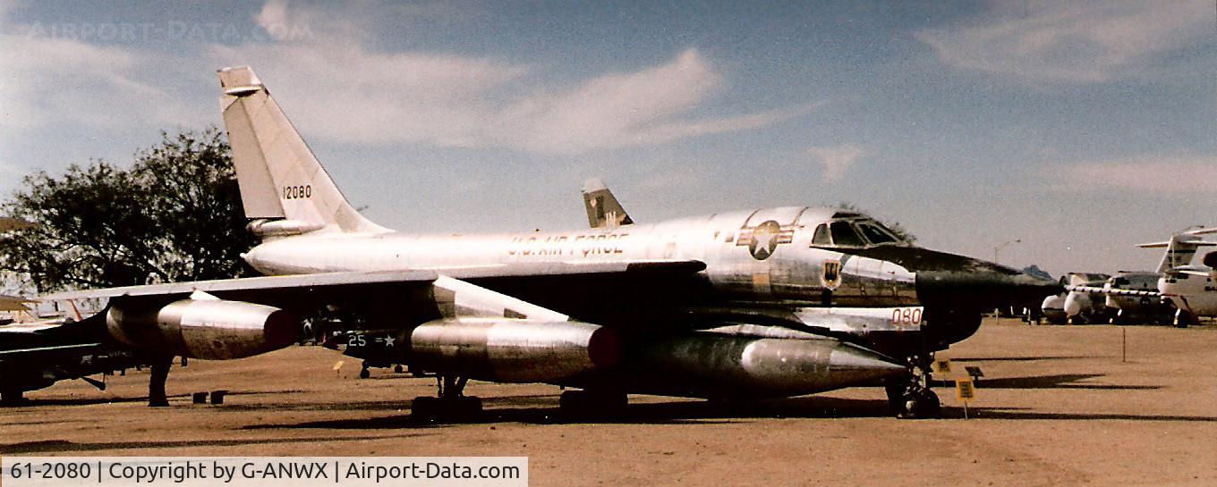 61-2080, 1961 Convair B-58A Hustler C/N 116, Convair B-58 Hustler at the Pima Aerospace Museum, Tucson, AZ in 1998