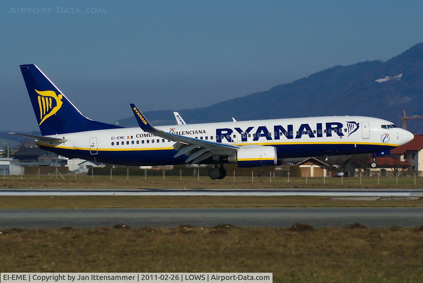 EI-EME, 2010 Boeing 737-8AS C/N 35029, Wintercharter @ LOWS