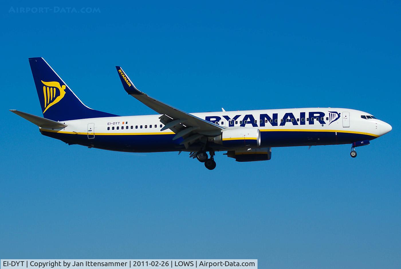 EI-DYT, 2008 Boeing 737-8AS C/N 33634, Wintercharter @ LOWS