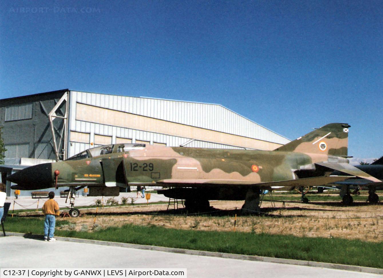 C12-37, 1964 McDonnell F-4C Phantom II C/N 1151, F-4D Phantom of the Spanish Air Force. Spanish Aircraft Museum, Madrid, 1996