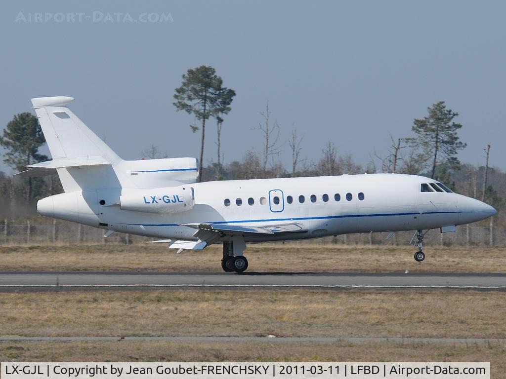 LX-GJL, Dassault Falcon 900C C/N 197, GLOBAL JET au touch en 05