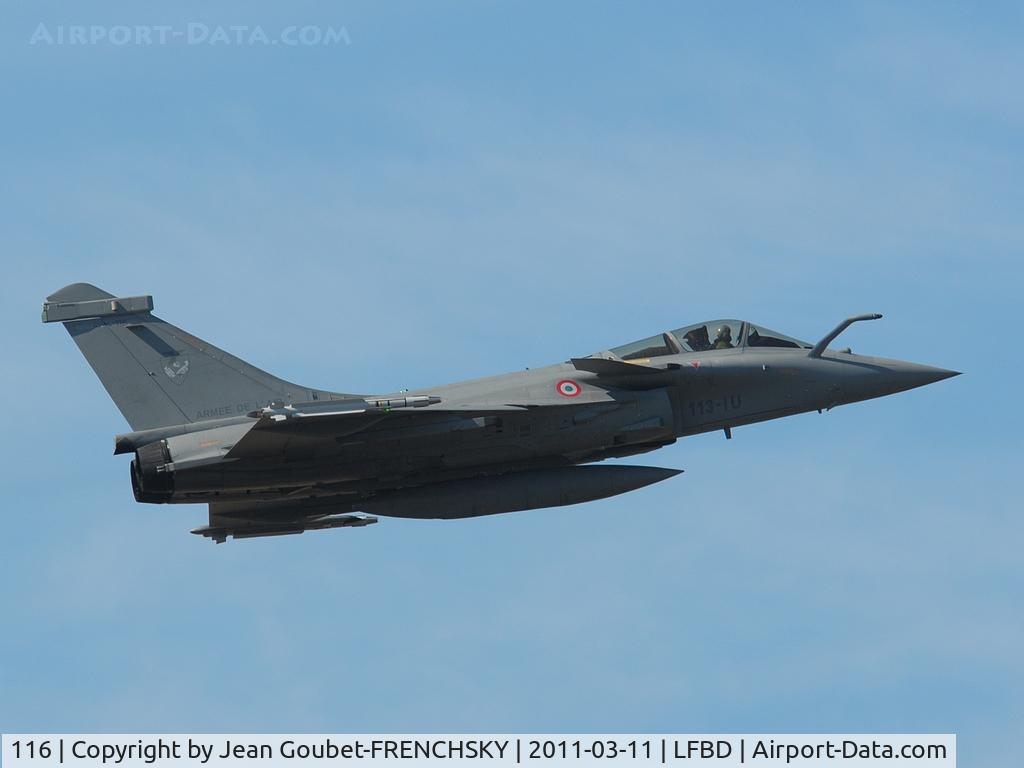 116, 2009 Dassault Rafale C C/N 116, France - Air Force Dassault Rafale C  cn/116