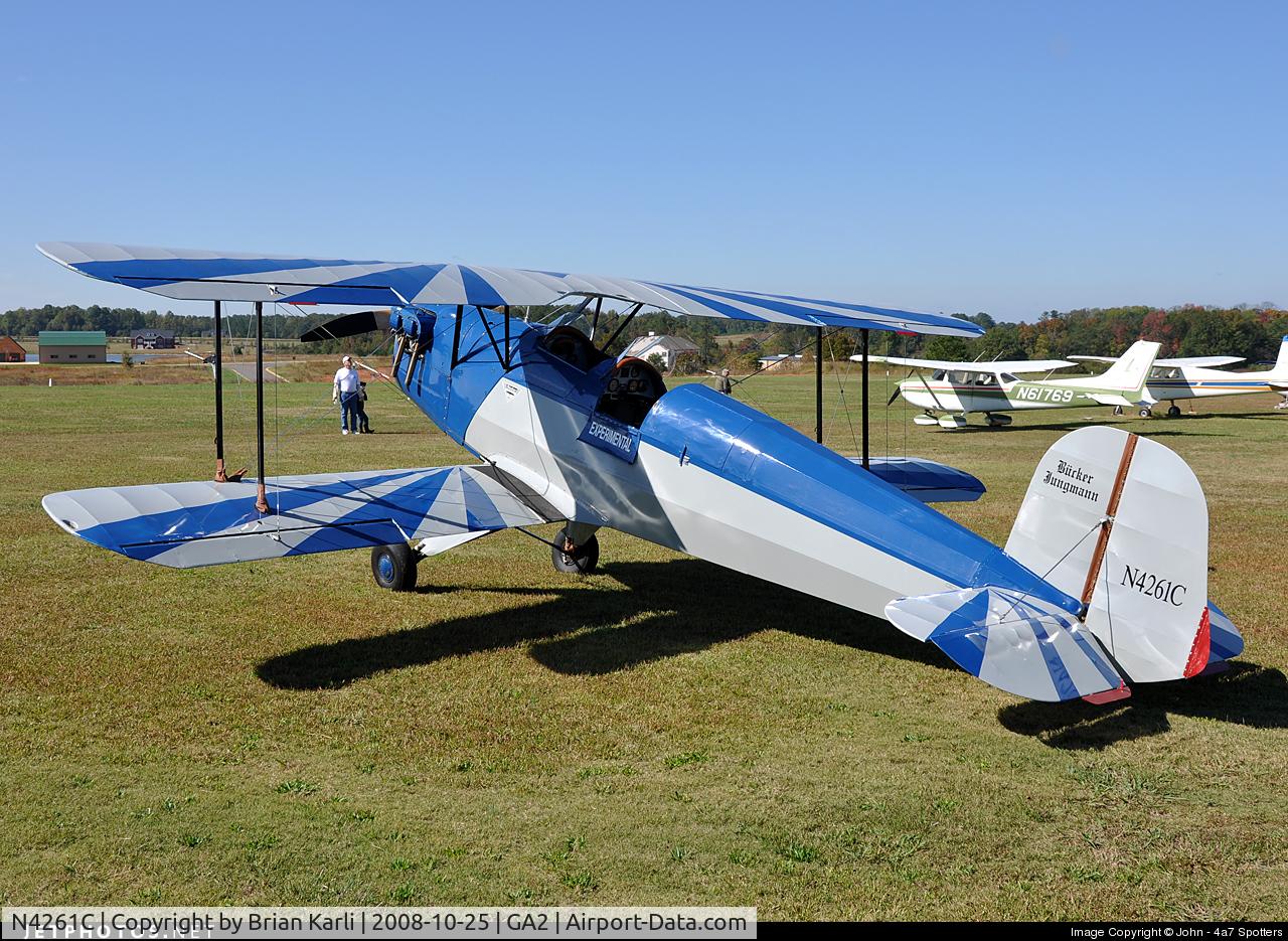 N4261C, 1954 CASA 1-131 Jungmann C/N E3B-329, Taken at Peach State Aerodrome, Williamson GA