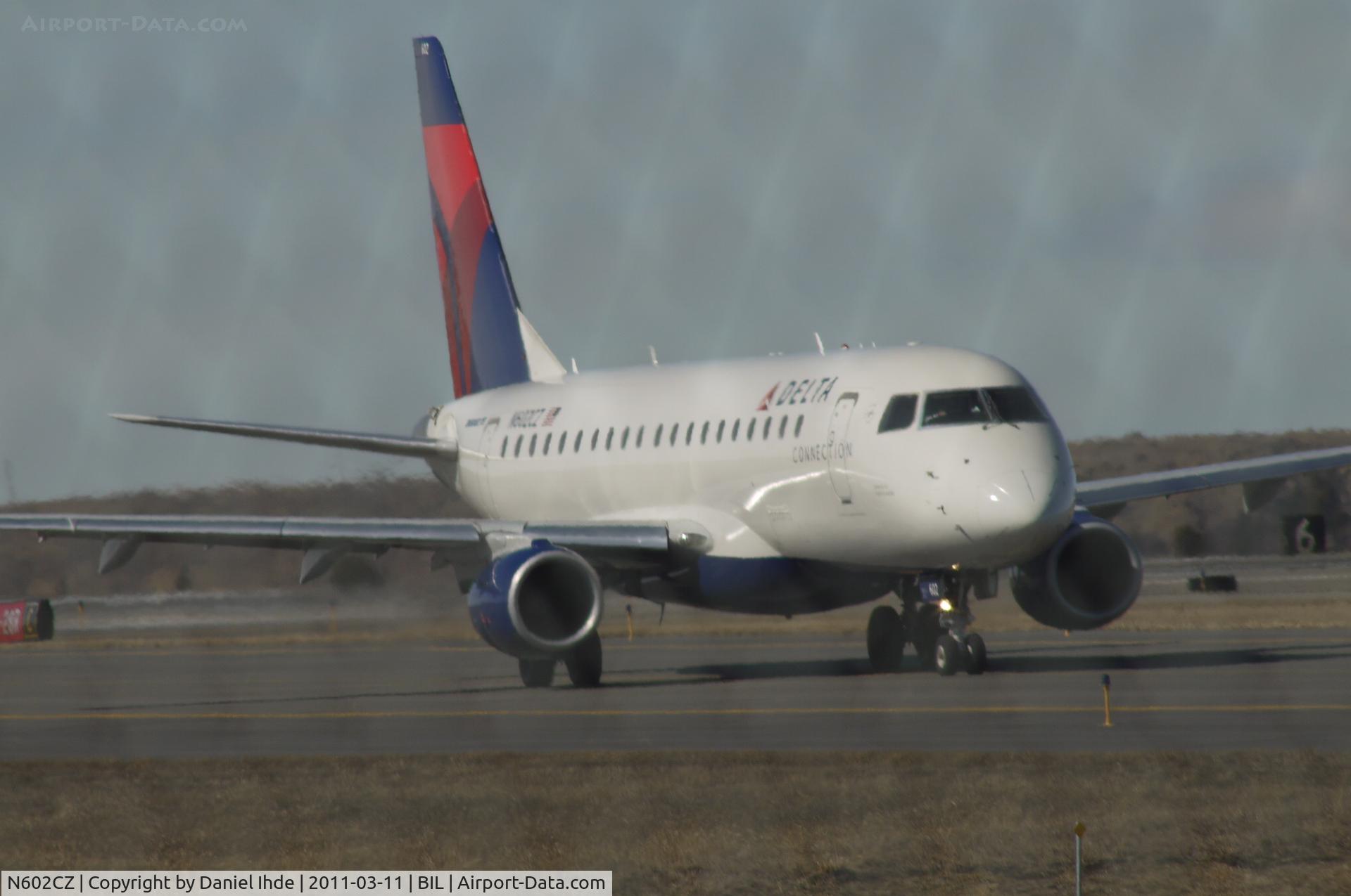 N602CZ, 2007 Embraer 175LR (ERJ-170-200LR) C/N 17000171, Delta Connection Embraer at BIL