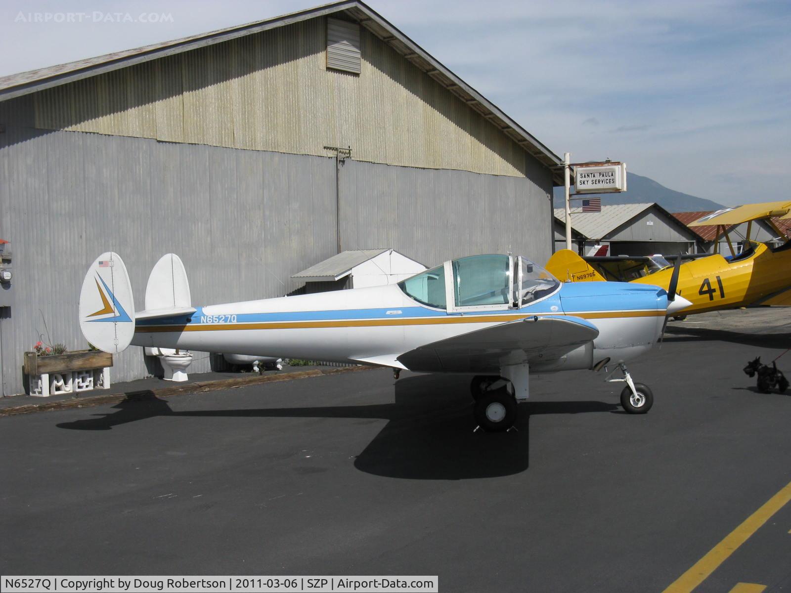 N6527Q, 1966 Alon A2 Aircoupe C/N A-127, 1966 ALON A-2 AIRCOUPE, Continental C90 90 Hp