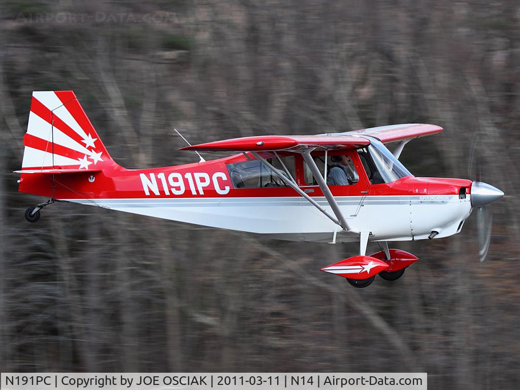N191PC, 2002 American Champion 8KCAB Super Decathlon C/N 896-2002, Leaving the FlyingW